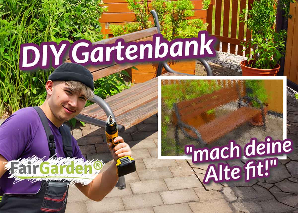Mit Banklatten aus Kunststoff (PVC/WPC) einfach alte Gartenbank sanieren - DIY Mit Banklatten aus Kunststoff (PVC/WPC) einfach alte Gartenbank sanieren - DIY