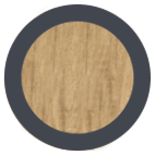 Desert Oak Sichtschutz aus Kunststoff in Holzoptik Desert Oak Anthrazit