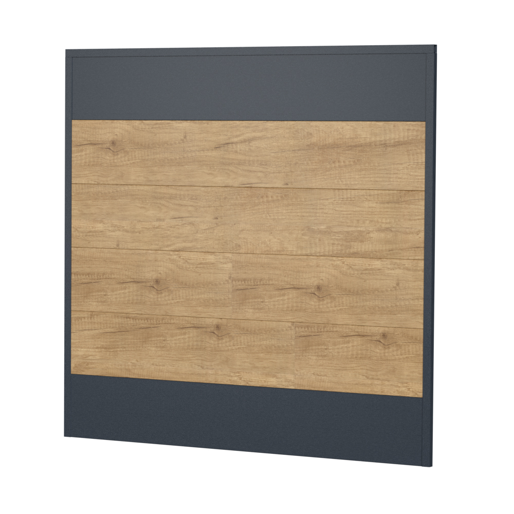 Sichtschutz Ecoline Kunststoff 180cm dicht Anthrazit-Desert Oak XL