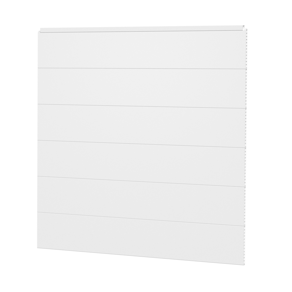 Sichtschutzzaun Kunststoff Bausatz Basicline XL Weiß