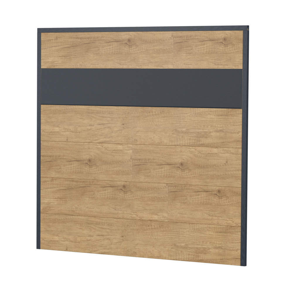 Sichtschutz Ecoline Kunststoff 180cm dicht Anthrazit-Desert Oak XL