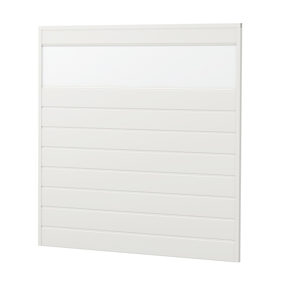 Sichtschutz Ecoline Kunststoff 180cm dicht Weiß
