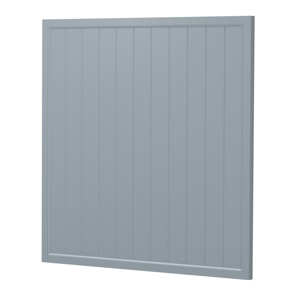 Sichtschutz Element Kunststoff Dicht 180cm Grau