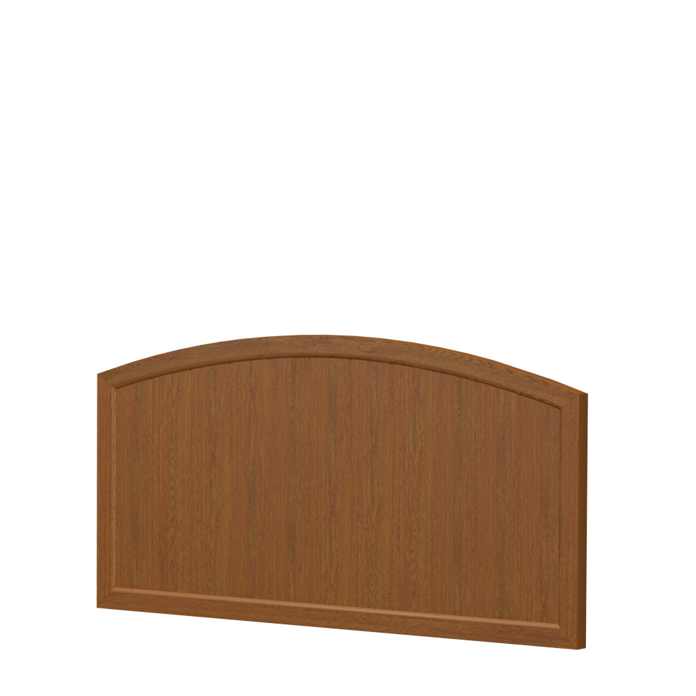 Sichtschutz Element Oberbogen Dicht 90cm Golden Oak