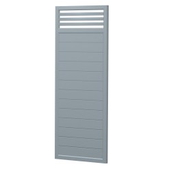 Sichtschutz Element Kunststoff Rhombusgitter 100cm Silbergrau