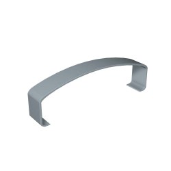 Handlaufverbinder 150x45 gerade Grau