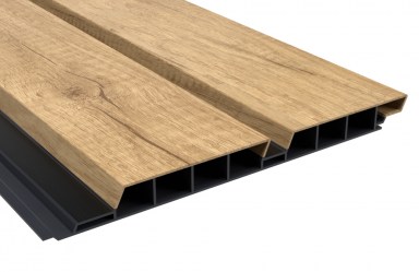 Rhombuspaneele Desert Oak Außenverkleidung Holz-Optik